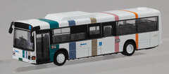 Diecast Scale Model Full Face Bus No.12 1/80 West Japan Railways