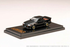 1/64 Toyota Corolla Levin AE86 3 Door Custom Version /Carbon Bonnet Black
