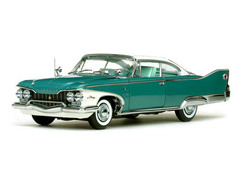Sunstar Model Car 1/18 1960 Plymouth Fury Hardtop (White/Turquoise Green Metallic)
