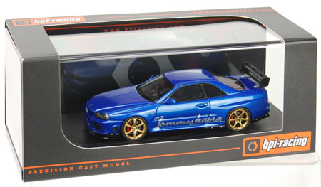 Resin Model 1/43 Tommykaira R (R34) Blue