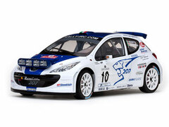 Sunstar Model Car 1/18 Peugeot 207 S2000 - #10 L.Rossetti / M.Chiarcossi (Winner Rallye Sanremo 2007)