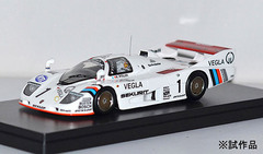 K MODEL Complete Resin Model 1/43 Porsche 936C Mugello 1000km Race 1982