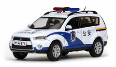 Vitesse Model Car 1/43 Mitsubishi Outrider - China Police (White)
