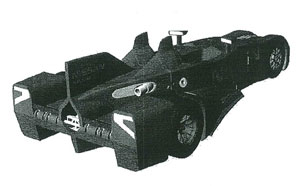 Multimedia Kit 1/24 Nissan DeltaWing #0 WEC/ALMS 2012