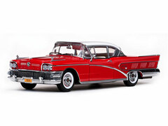 Sunstar Model Car 1/18 1958 Buick Limited Coupe (Rose Red)