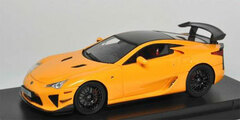 Peako Resin Model 1/43 Lexus LFA Nurburgring Package Orange/ Carbon Roof