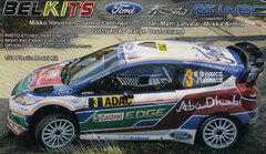 Belkits Plastic Model 1/24 Ford Fiesta RS WRC ADAC 2011