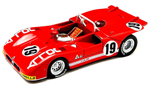 M4 1/43 Alfaromeo 33.3 1972 Interlagos #19 Zeccoli/Alberti