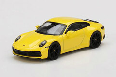 1/64 Porsche 911 (992) Carrera 4S Racing Yellow (Left-hand Steering)