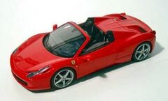 Resin Model 1/43 Rosso Corsa/ Red Ferrari 458 Spider