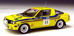 Rave Collection Resin Complete Model 1/43 Mitsubishi Stallion 4WD 1986 Hong Kong - Beijing Rally L.Ningjun/Z.Yanxiang