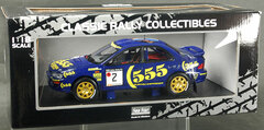 Sunstar Model Car 1/18 Subaru Impreza 555 - #2A.Vatanen/ B.Berglund 2nd 1000 Lakes Rally 1993