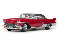 Sunstar Model Car 1/18 1957 Cadillac Brougha (Red)