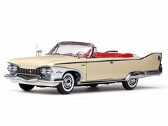 Sunstar Model Car 1/18 1960 Plymouth Fury Open Convertible (Crowfoot Yellow)