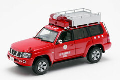 Model Car 1/43 Nissan Safari GRAN ROAD LIMITED (Y61) 2004 Osaka Sakai City Fire Fighter Commander Vehicle