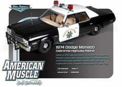 American Muscle Pre-painted Complete Model 1/18 1974 Dodge Monaco Californian Highway Patrol