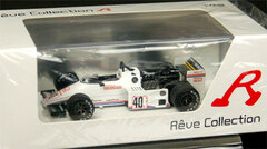Rave Collection Resin Model Car 1/43 Spirit Honda 201C 1983 English GP #40 S.Johansson