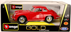 Bburago 1/18 Porsche 356 B Coupe (1961) Red