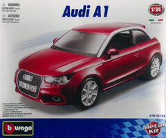 Bburago Assembly Kit 1/24 Audi A1 Metallic Dark Red