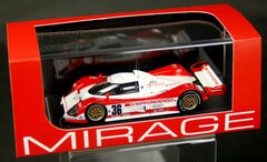 MIRAGE Diecast Model Car 1/43 Toyota TS010 1993 Test car Sugo