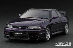 MIRAGE Resin Model 1/43 Nissan Skyline GT-R V-spec (R33) Midnight Purple Late Version
