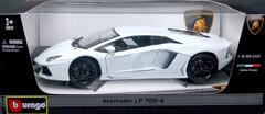 Bburago 1/18 Lamborghini Aventador LP700-4 White