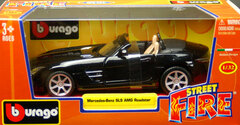 Bburago 1/32 Mercedes-Benz SLS AMG Cabriolet Metallic Black