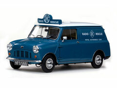 Sunstar Model Car 1/12 1960 Morris Mini Van - RAC (Blue)
