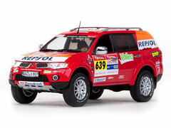 Vitesse Model Car 1/43 Pajero Sports - DAKAR TEAM SERVICE CAR 2010 DAKAR RALLY