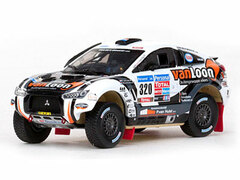 Vitesse Model Car 1/43 Mitsubishi Racing Lancer -#320 E.Van Loon/H.Scholtalbers (2011 Dakar Rally)