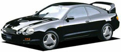 MIRAGE Resin Model 1/43 Toyota Calica GT-Four (Black)
