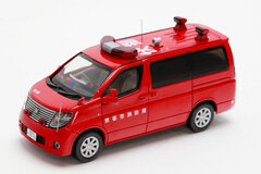 Model Car 1/43 Nissan Elgrand (E51) 2006 Kyoto Prefecture Kyoto City Fire Station Commander Vehicle
