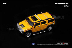 1/64 2008 Hummer H2 SUV Metallic Yellow