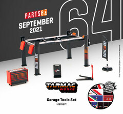 1/64 Garage tools set Ralliart