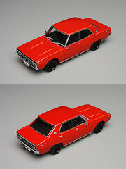 Diecast Mini Car 1/43 HGC110 DATSUN 240K GL (Yonmeri) Early Version (Red)