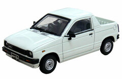 Resin Mini Car 1/43 SS40T Suzuki Mighty Boy PS-A (White)