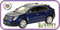 LUXURY Resin Model Car 1/43 Cadillac SRX Crossover 2011 (Imperial Blue)
