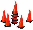 Hobby Gear Miniature Model - 1/24 Safety Cones