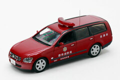 CARNEL Model Car 1/43 Nissan Stagea (M35) 2002 Osaka Sakai City Fireman Commander Vehicle