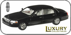 LUXURY Resin Model Car 1/43 Lincoln Town Car 2011 (Black)
