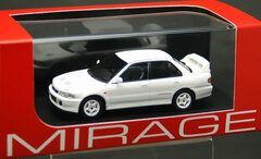 MIRAGE Diecast Model 1/43 Mitsubishi Lancer Evolution II Scortia White