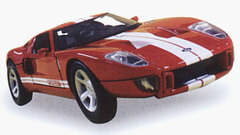 Testors Diecast Pre-painted Assembly Kit 1/24 Ford GT 2004