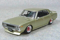 1/43 Champagne Gold GC110 Skyline (Yonmeri) 2000GT Custom Style
