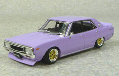 1/43 Purple GC110 Skyline (Yonmeri) 2000GT Custom Style