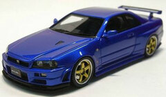 MIRAGE Resin Mode 1/43 Nismo R34 GT-R S-tune Bayside Blue