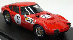 MIRAGE Resin Mode 1/43 Toyota 2000GT (#15) 1966 Japan GP
