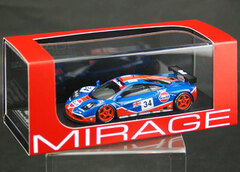 MIRAGE Diecast Model 1/43 McLaren F1 GTR (#34) 1996 Le Mans
