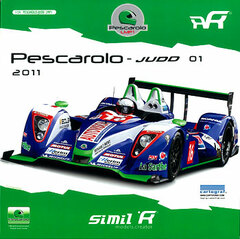 simil R Plastic Model 1/24 Pescarlo JUDD LMP1 2011 Le Mans Style