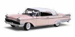 Model Car 1/18 1959 Mercury Parklane Closed Convertible (White/Pink)