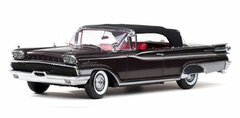 Sunstar Model Car 1/18 1959 Mercury Parklane Closed Convertible (Black)